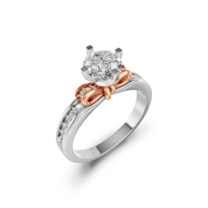 evermore nhẫn cầu hôn vàng 14k kim cương lab grown